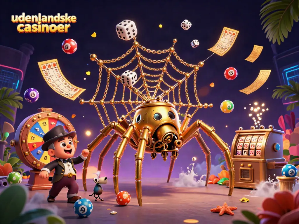 Experience the thrill of udenlandske casinoer with a vibrant steampunk scene full of gaming action.