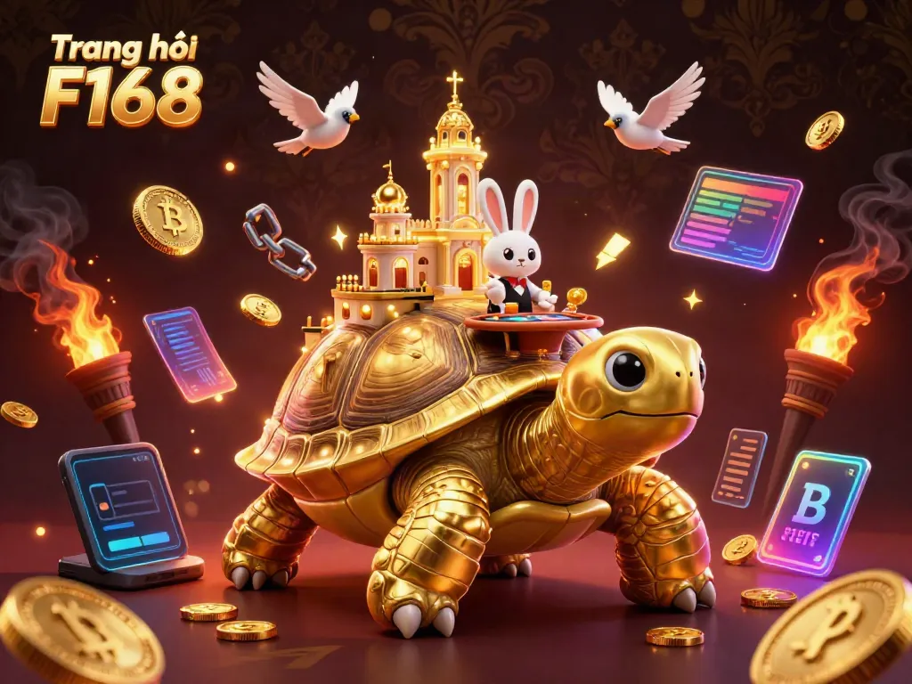 Engage in thrilling play at Trang chủ F168 with exclusive gaming elements, showcasing a vibrant casino atmosphere.