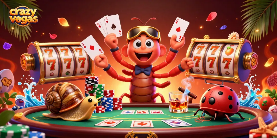 Experience thrilling wins at crazyvegas with 3D cartoon characters and dynamic poker elements.
