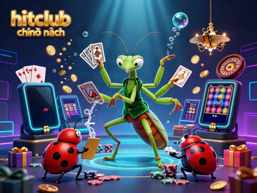Experience hitclub chính hãng with vibrant 3D casino elements, lively characters, and immersive gaming action.
