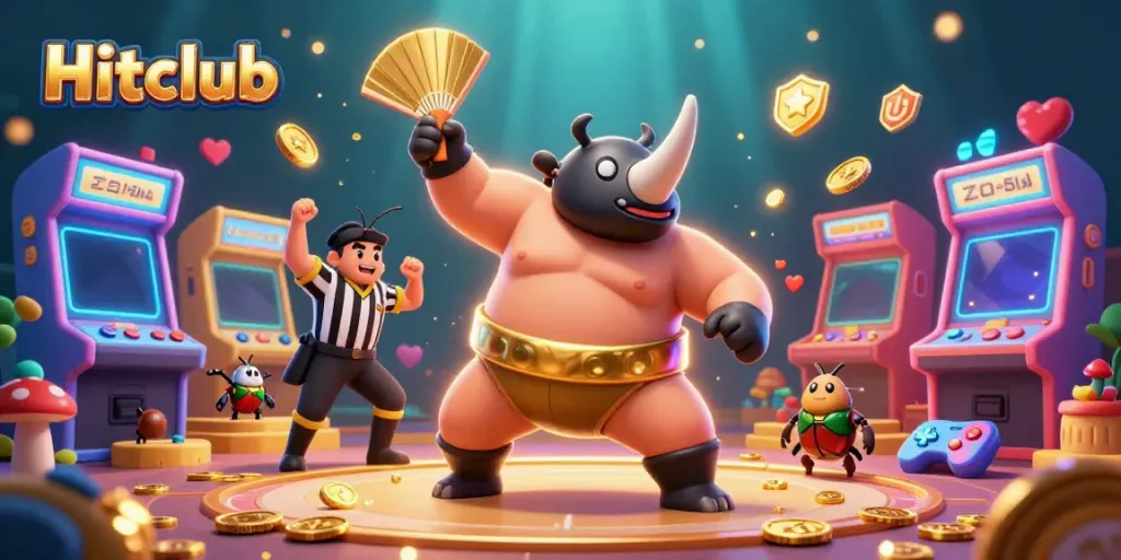 Engage in thrilling gameplay with Hitclub's vibrant 3D casino adventure featuring unique character designs.