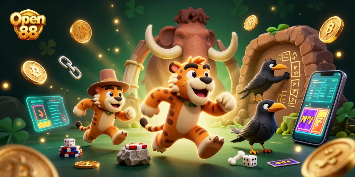 Experience the thrilling casino experience at Open 88 with unique characters and dynamic gambling elements.