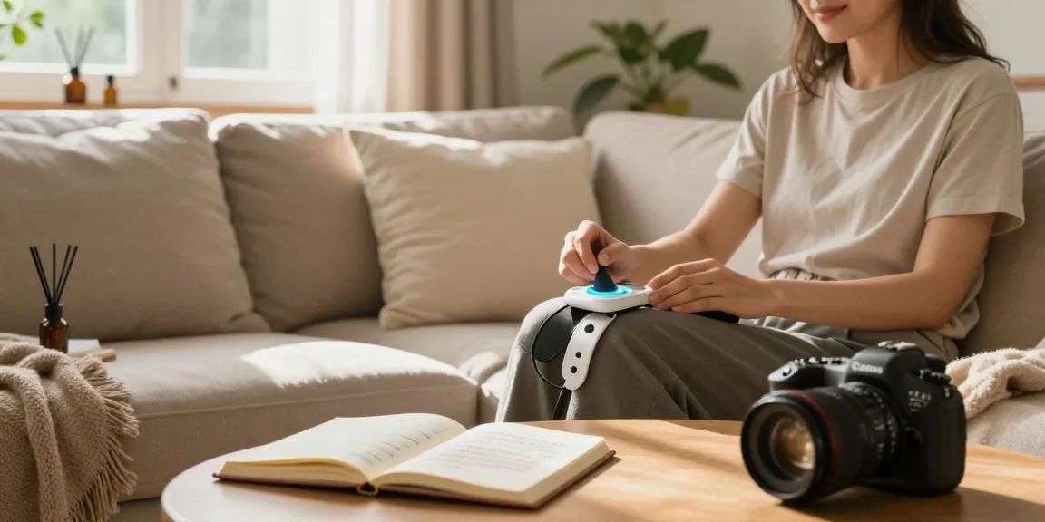 Vagusnerv stimulator kaufen for improved relaxation and stress management in a cozy home setting.