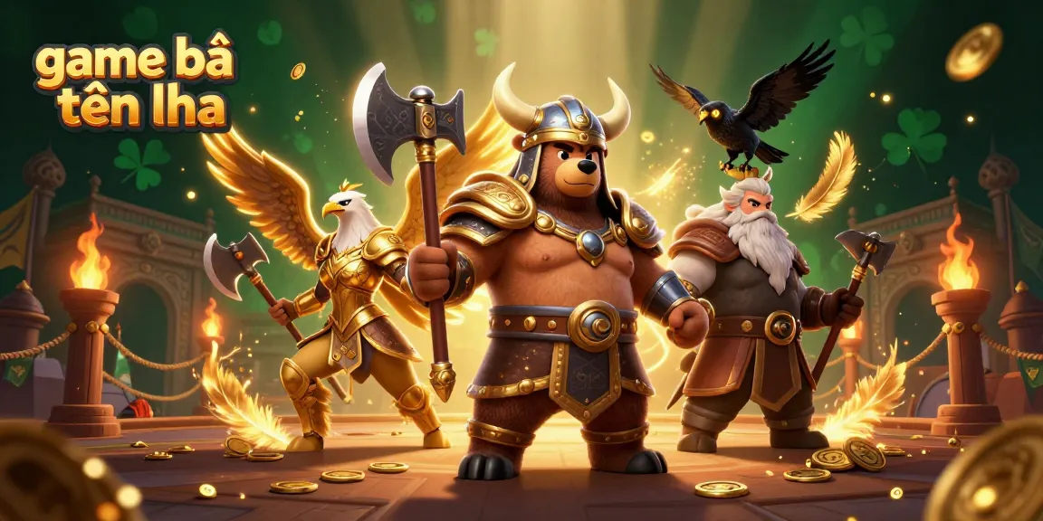 Experience game bài tiến lên with vibrant characters and immersive 3D casino elements in this dynamic illustration.