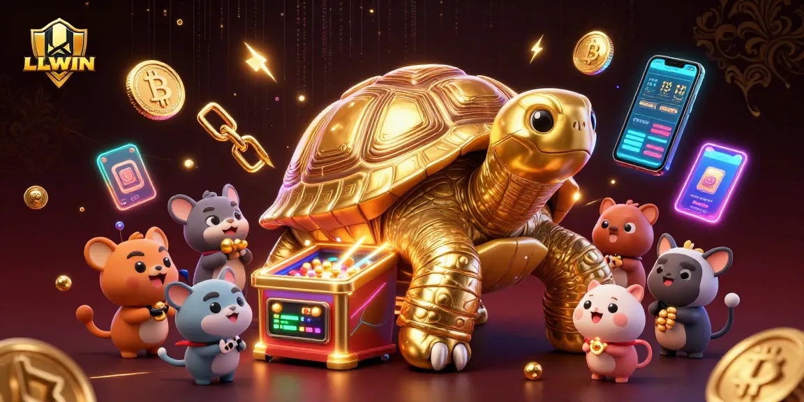 Experience thrilling gameplay at LLWIN with a golden tortoise pinball machine captivating eager players.