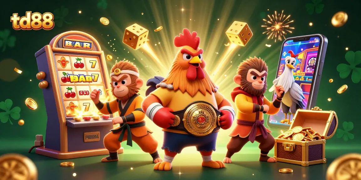 Engage in thrilling gameplay at td88 with vibrant characters and exciting game elements soaring around them.