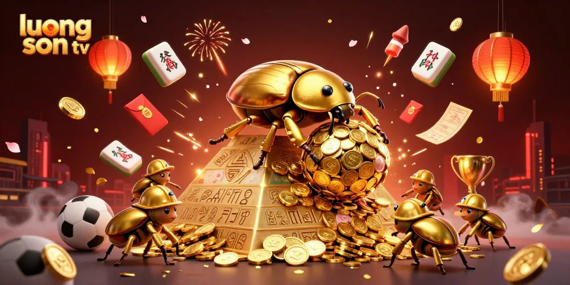 Experience thrilling sports betting excitement at luong son tv with this vibrant, action-packed illustration.