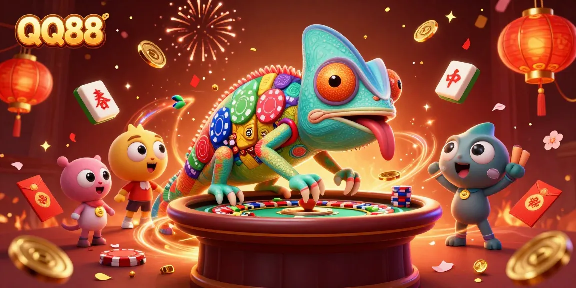 Experience thrilling casino action at QQ88 with vibrant visuals and interactive gameplay elements.