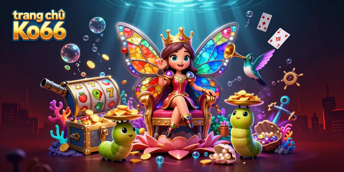 Engage in vibrant gaming action at trang chủ Ko66 with colorful slots and enchanting details.