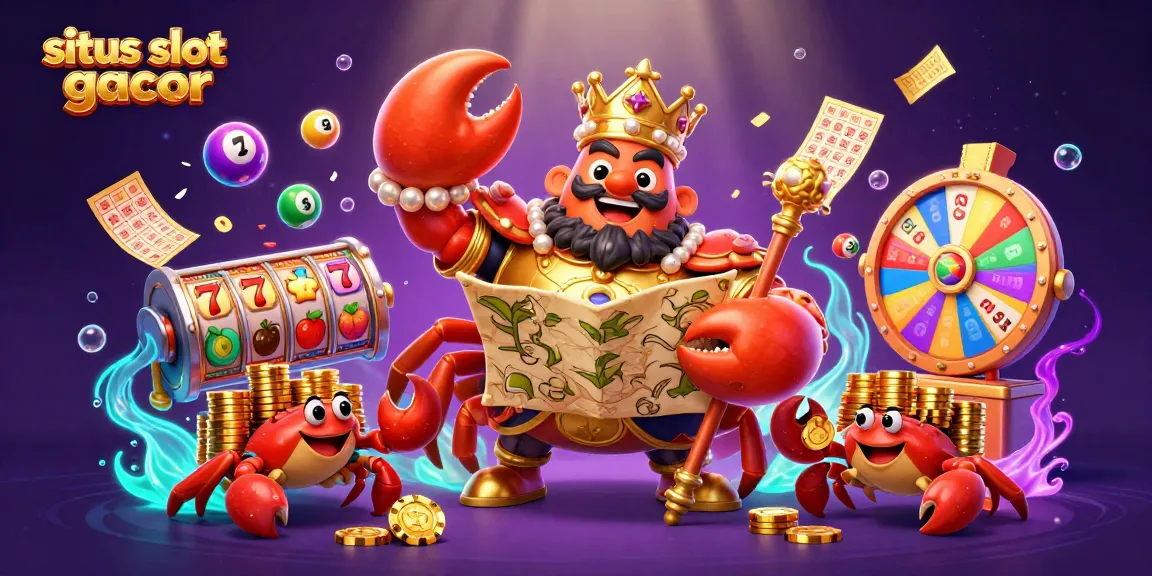 Experience thrilling wins with situs slot gacor in this dynamic casino scene illustration.
